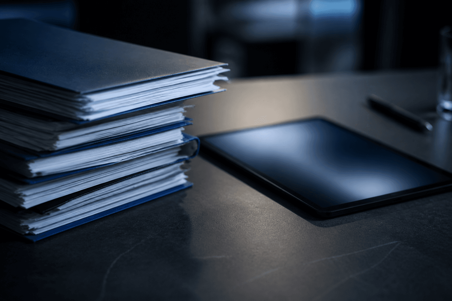 Desk still suggesting careful operational review